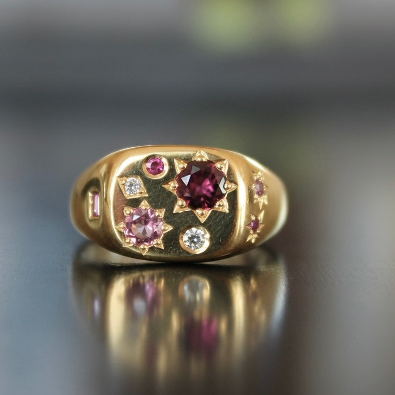 Mixed Pink Ra Signet