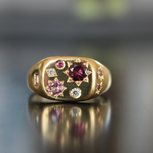 Mixed Pink Ra Signet