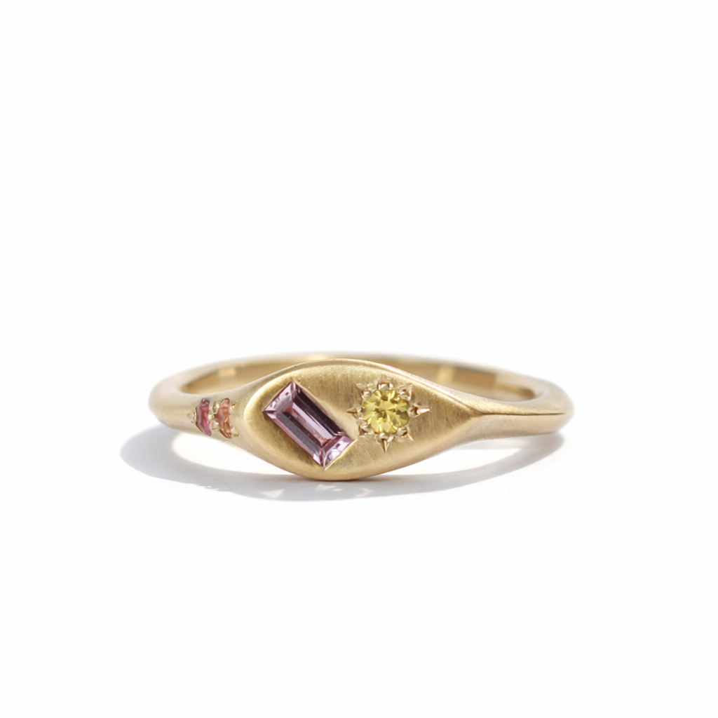 Roimata mix Signet Ring
