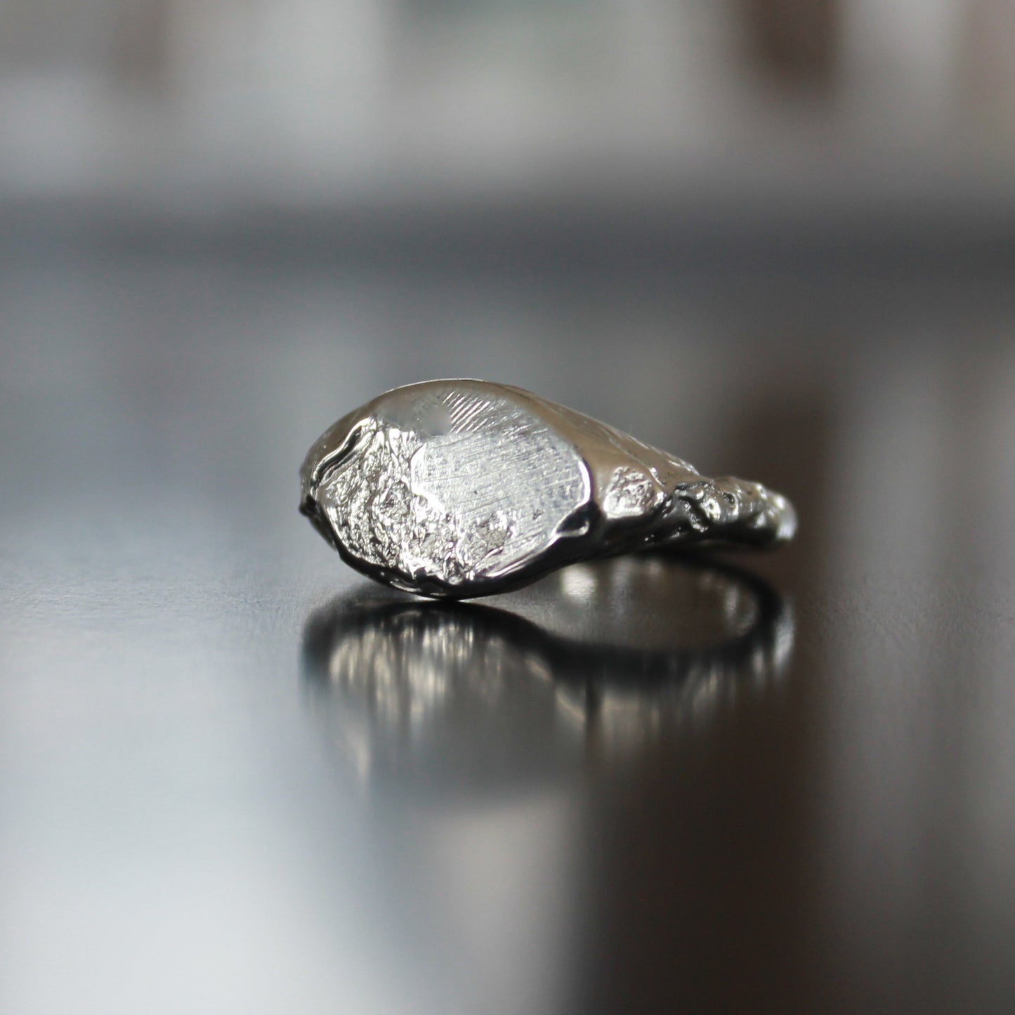 Oval Kawarau Signet Sterling silver -Handcrafted in Aotearoa, New Zealand
