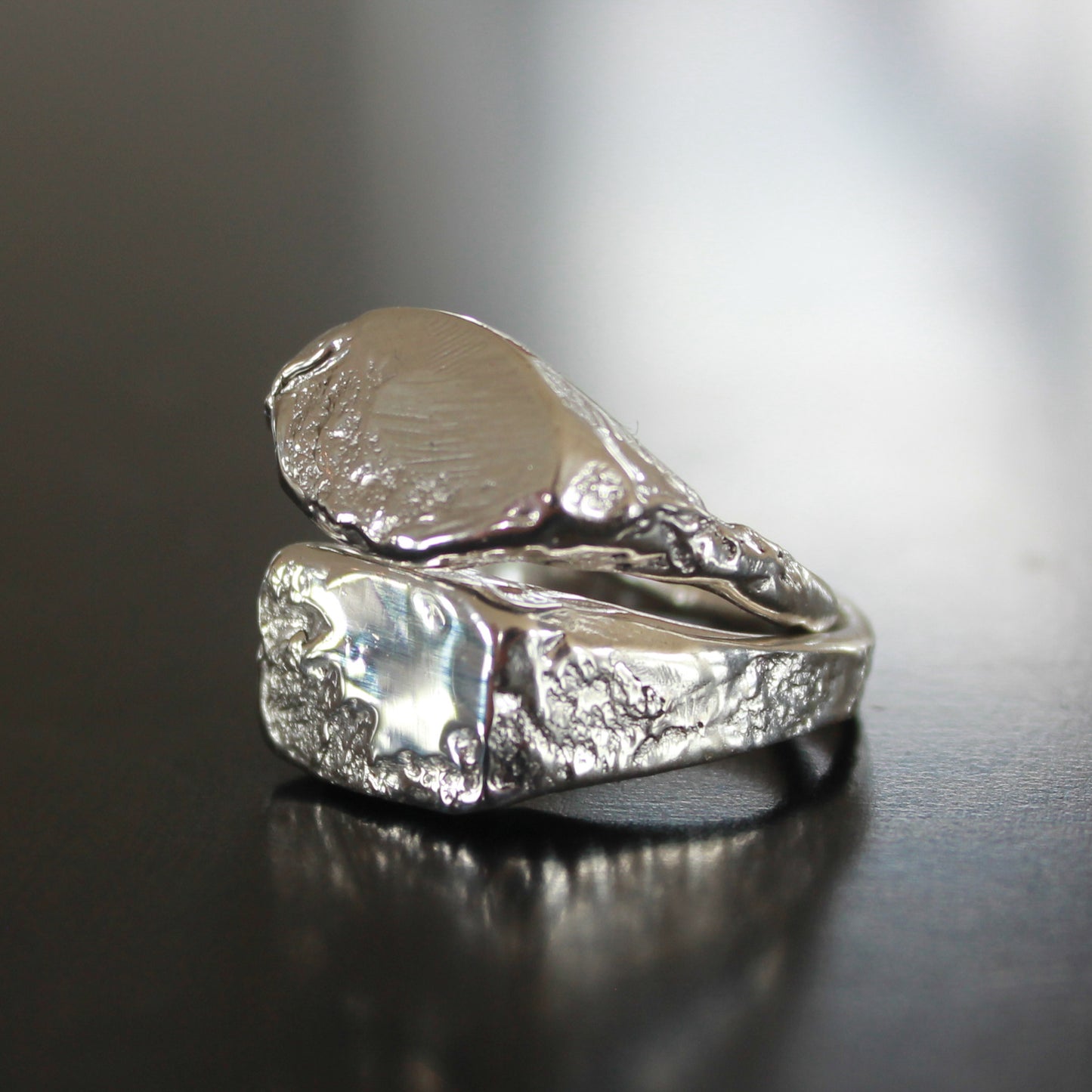 Oval Kawarau Signet Sterling silver -Handcrafted in Aotearoa, New Zealand