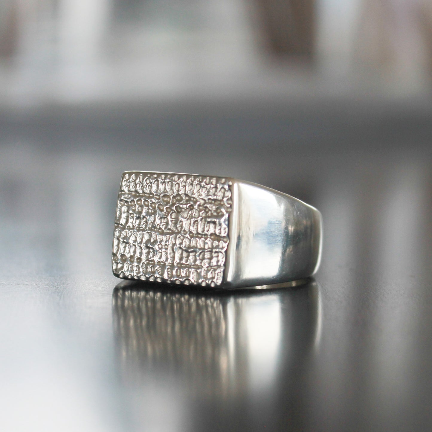 Warp & Weft Signet Ring