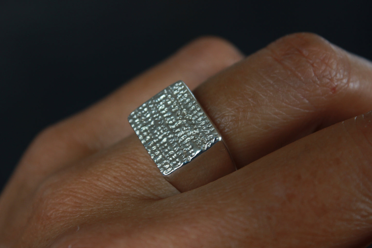 Warp & Weft Signet Ring