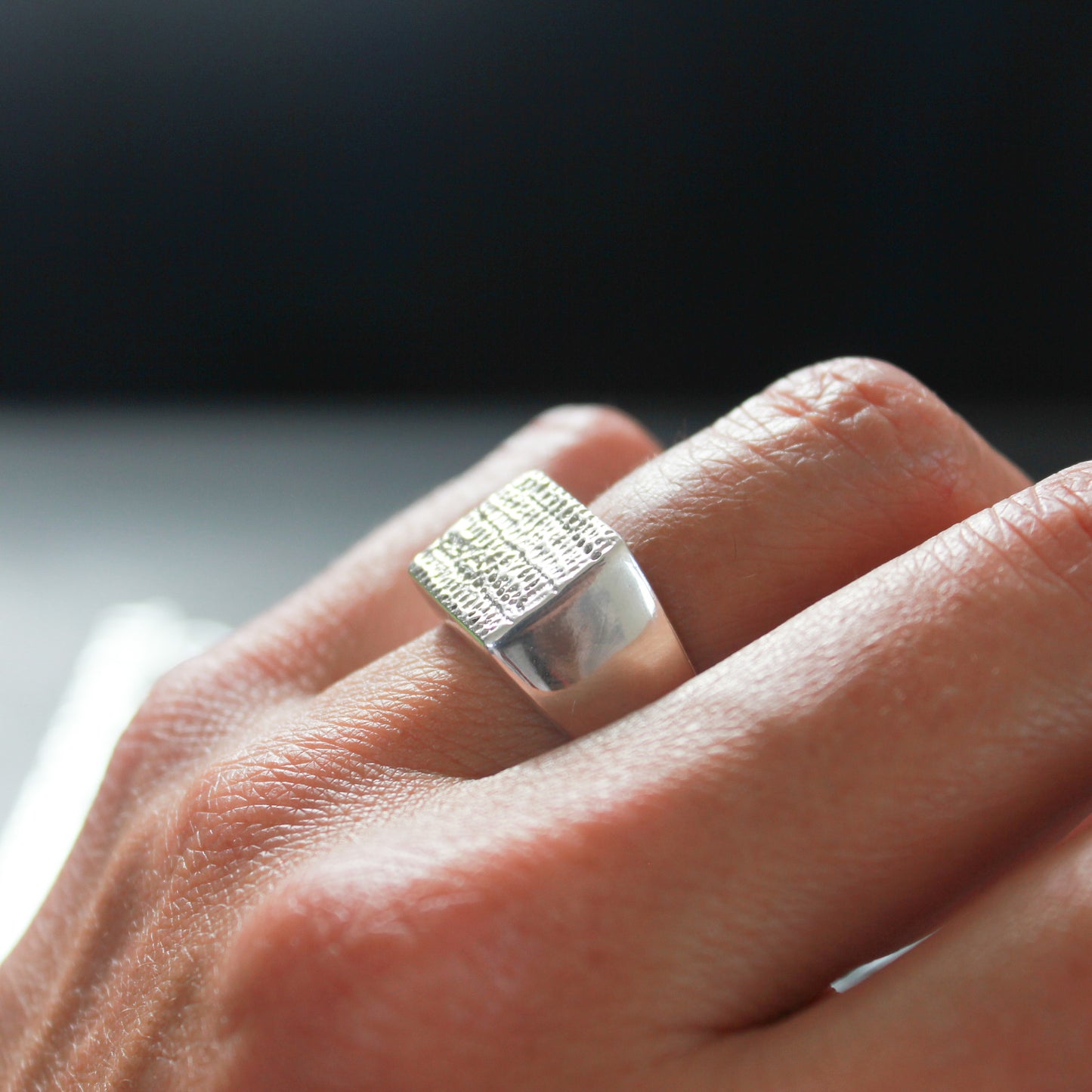 Warp & Weft Signet Ring