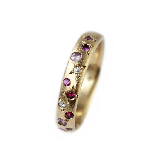 Astro Sapphire Ring Pinks