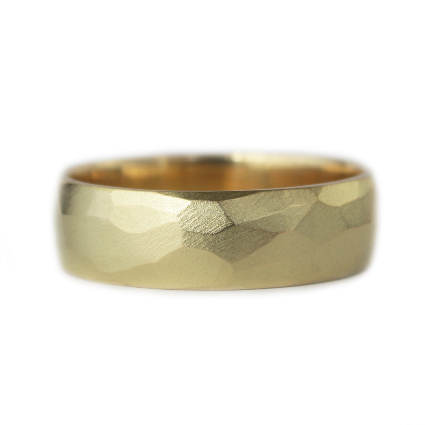 18ct Gold Wedding Ring Organic Design