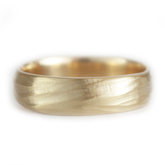 Wedding Ring Gold Wave Ring